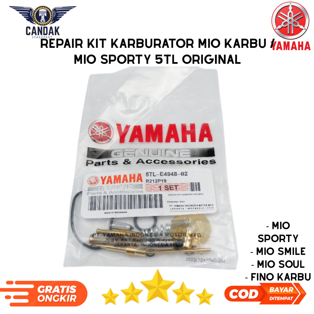 Repair Kit Karburator Mio Karbu / Mio Sporty 5TL original premium