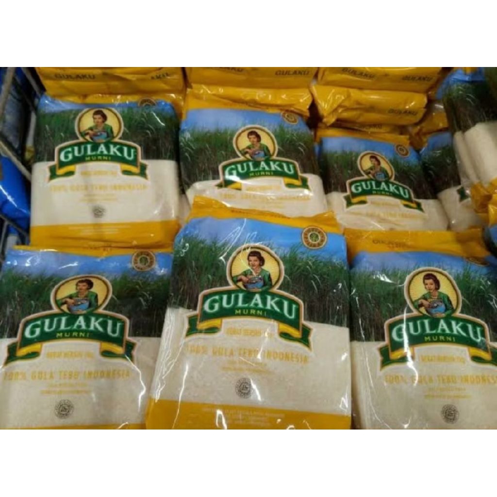 GULAKU Gula Pasir Kuning 1kg 1 Dus (24pcs)