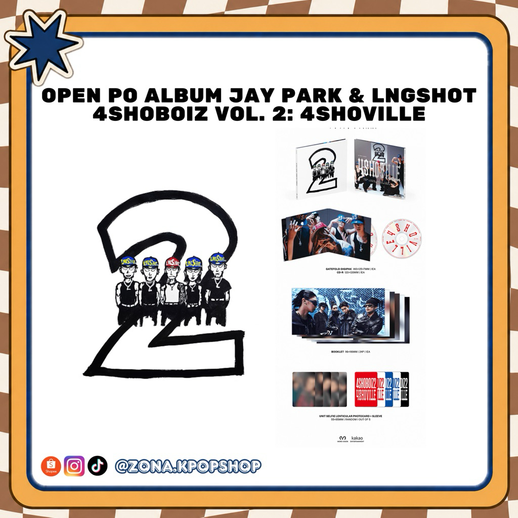 OPEN PO Album Jay Park & INGSHOT 4SHOBOIZ Vol.2: 4SHOVILLE