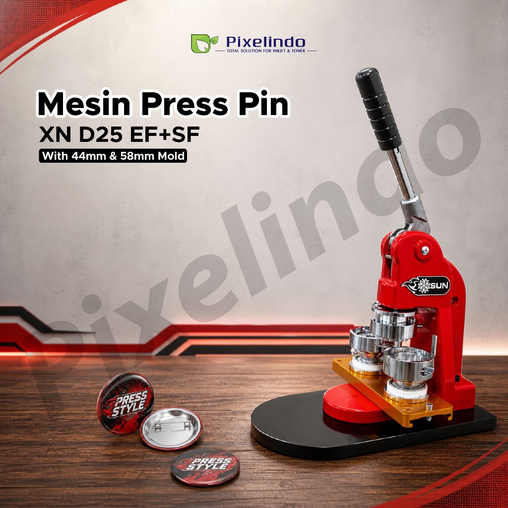 Mesin Press PIN 2 Moulding - 44 & 58 Mm - Komplit