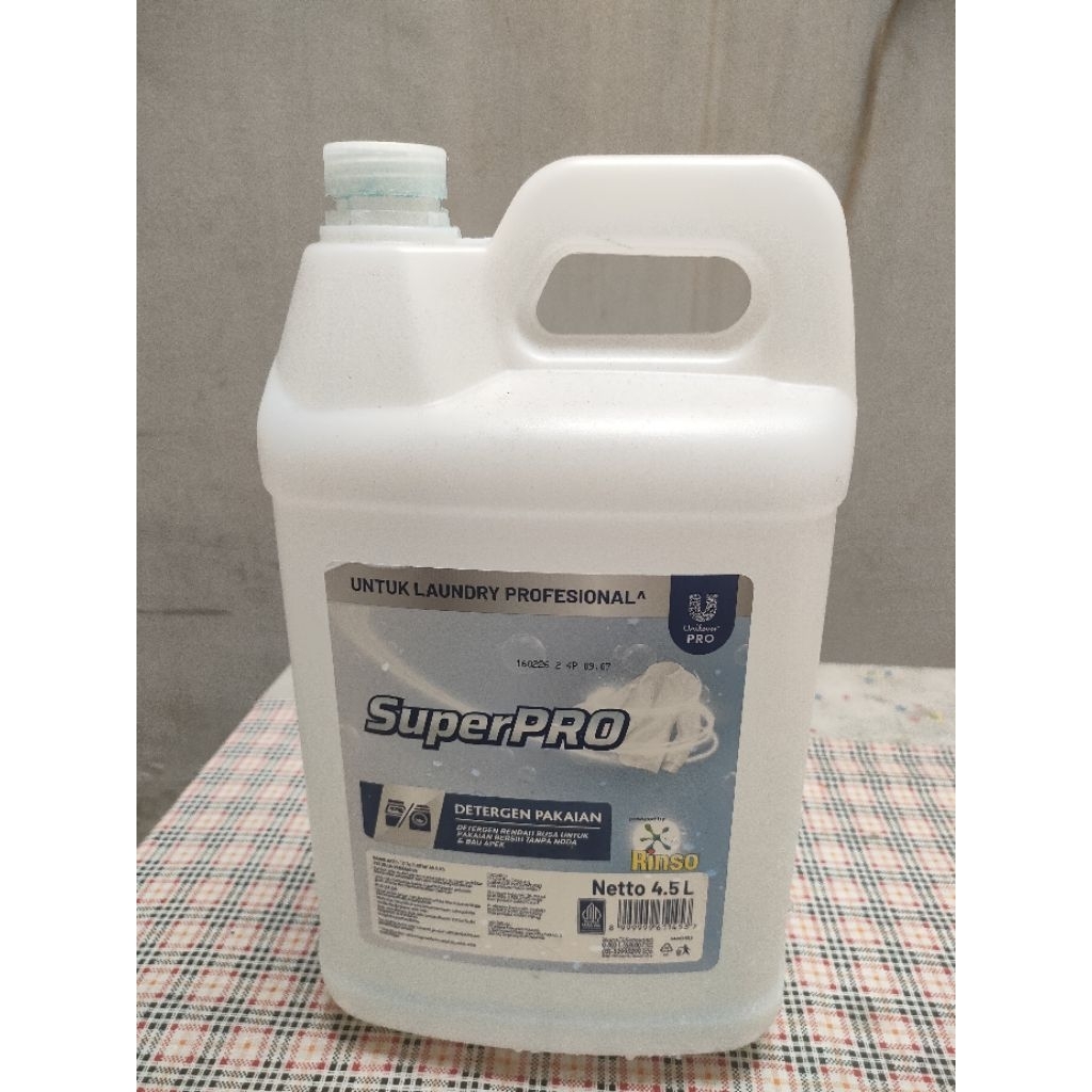 Jerigen 5 lt liter putih bekas detergen