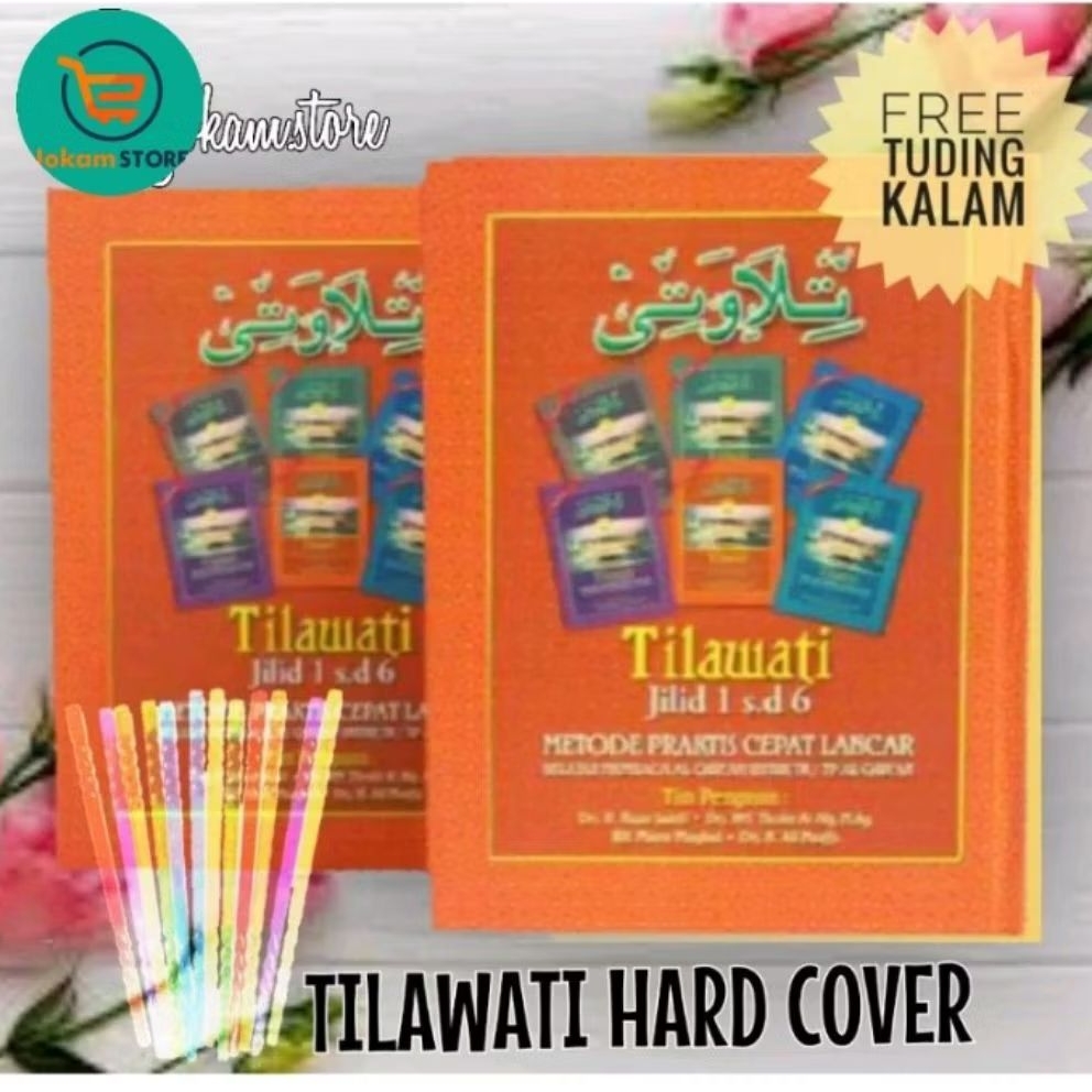 Tilawati jilid 1 sampai 6 HARDCOVER ( free tuding )