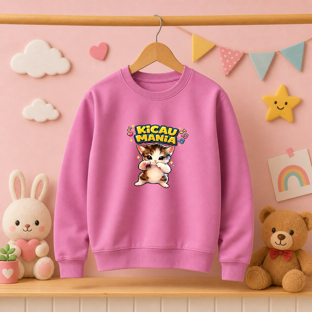 Sweater anak | lengan panjang motif KICAU MANIA lucu