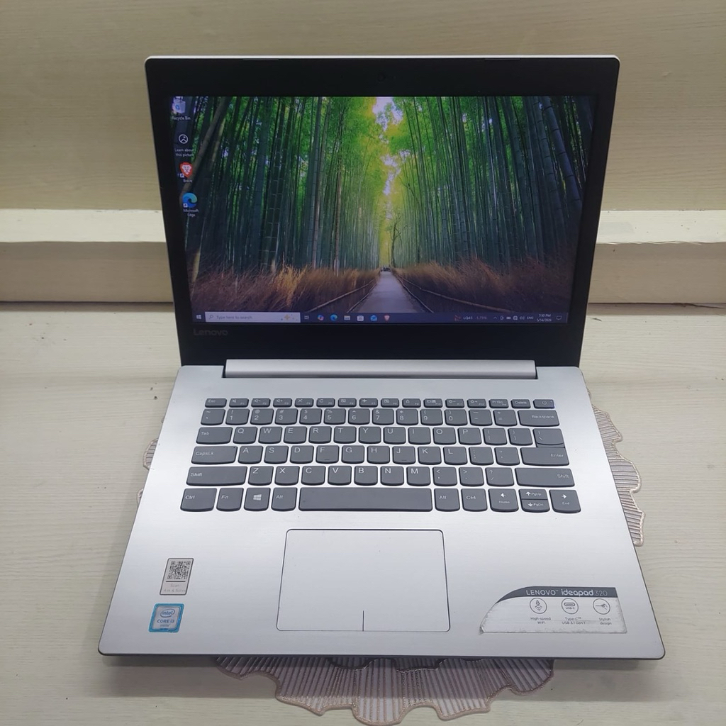 Laptop Lenovo Ideapad 320 (8/512). Kelengkapan Unit + Charger + Tas
