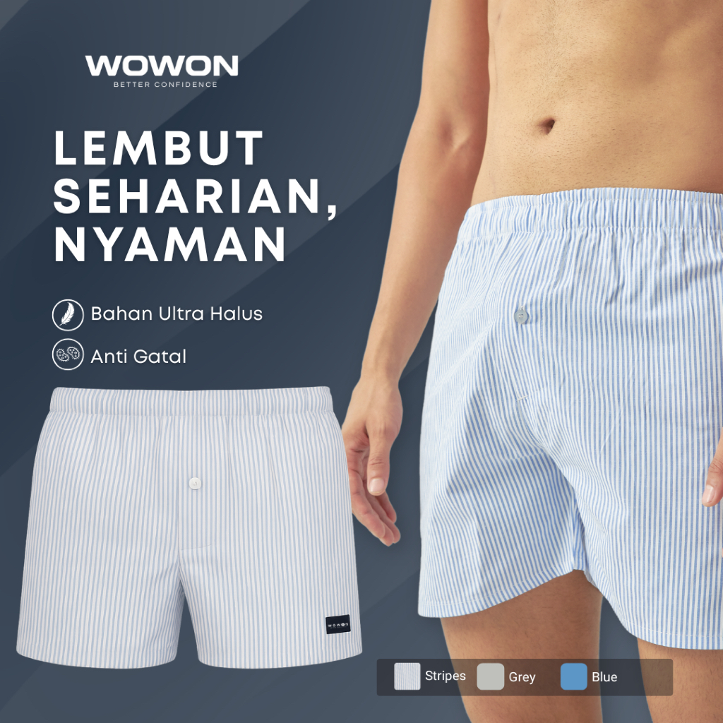 Wowon Celana Dalam Pendek Boxer (Celana Pendek Daleman & Tidur )