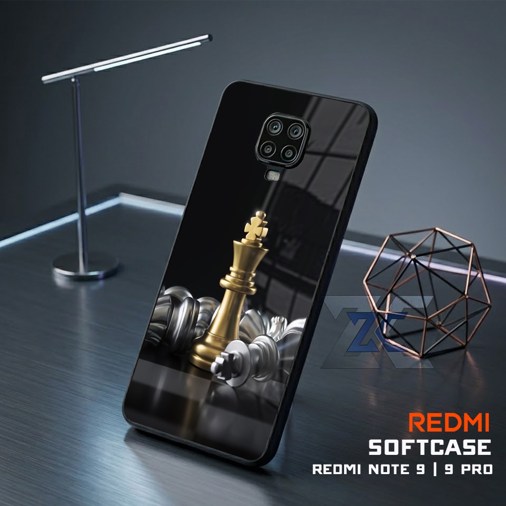 (TB07) Sofcase Lentur Bahan Karet REDMI NOTE 9 | Kesing Keren Lucu Aesthetic | Case Premium Catur