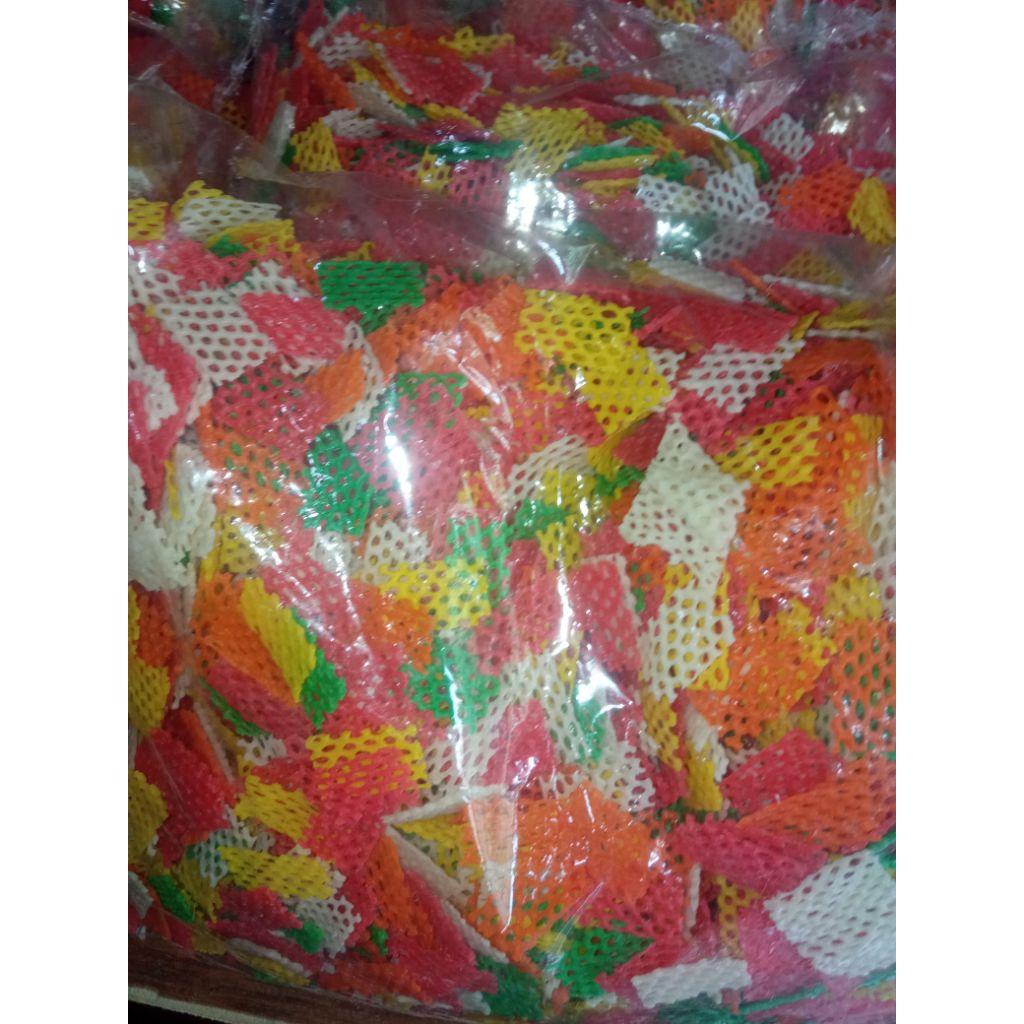 Krupuk taro mentah