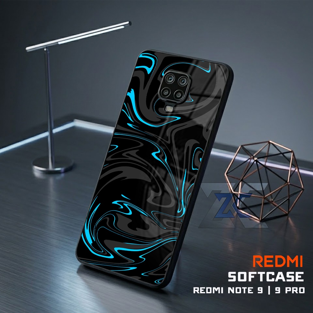 (TB01) Sofcase Lentur Bahan Karet REDMI NOTE 9 | Kesing Keren Lucu Aesthetic | Case Premium Abstrak