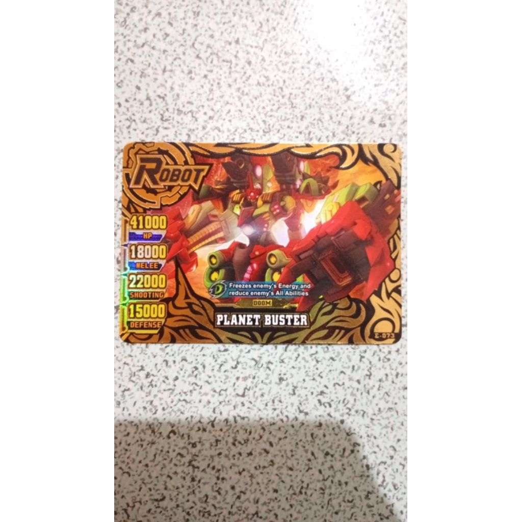 Kartu hero of robots planets buster card legend