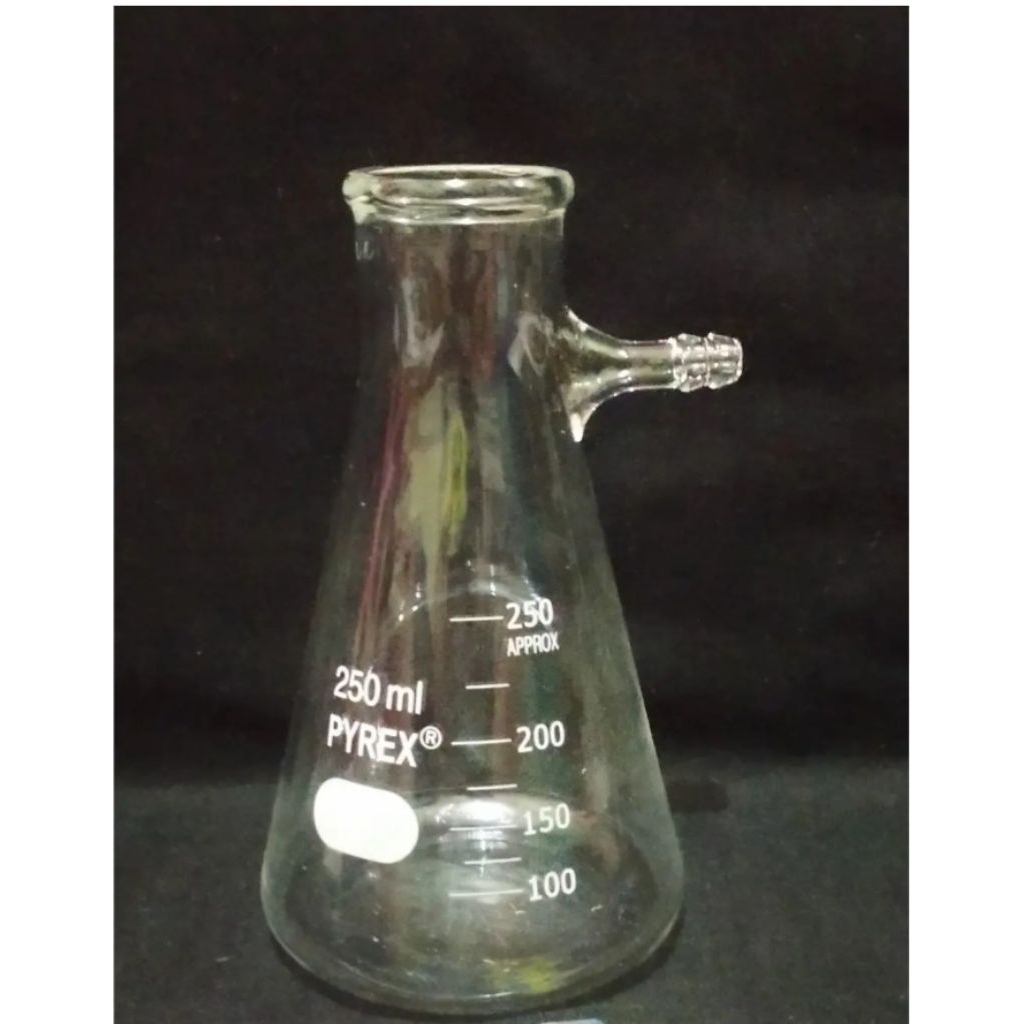 erlenmeyer 250 ml pyrex  pipa samping