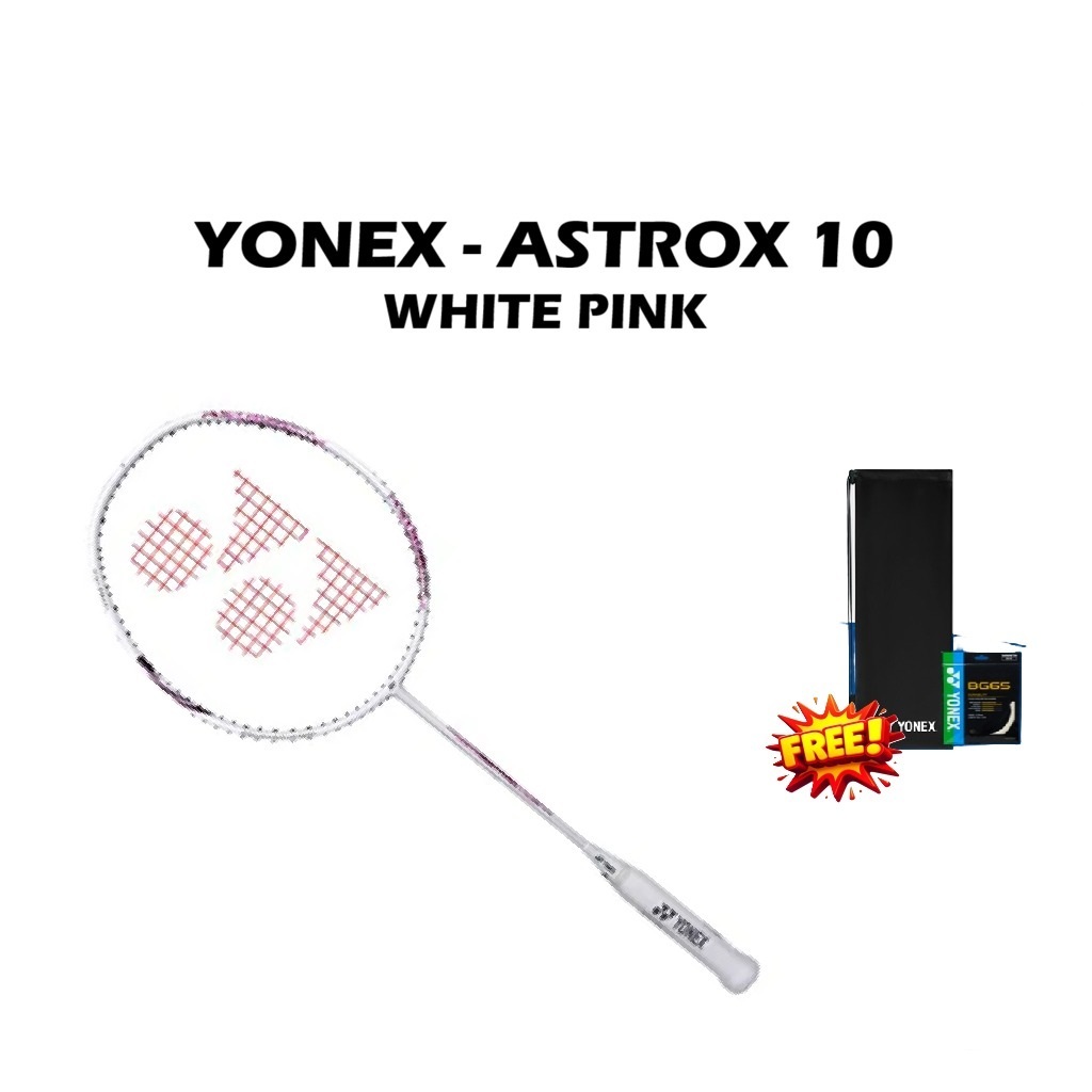 Raket Badminton YONEX Astrox 10 White Pink