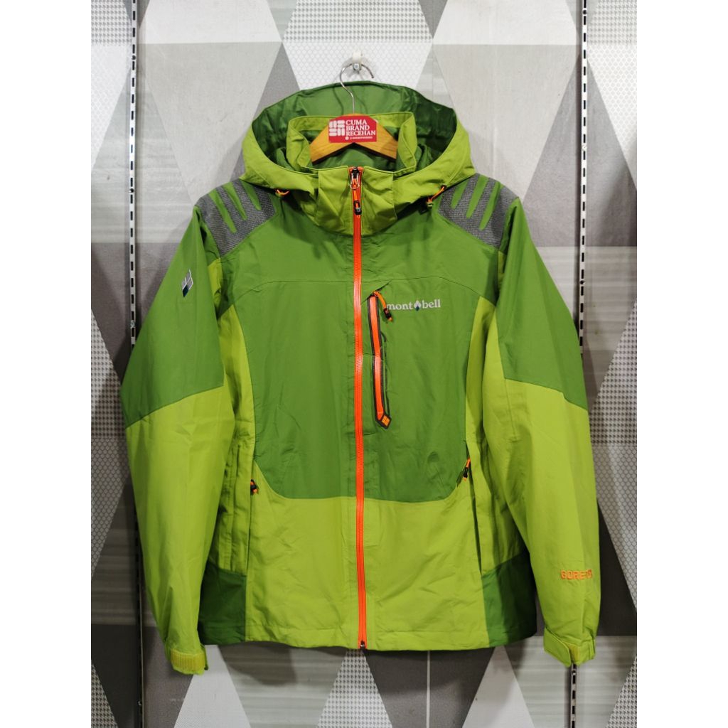 MONTBELL GORE-TEX Shell Mens Gorpcore Jacket – Olive Green
