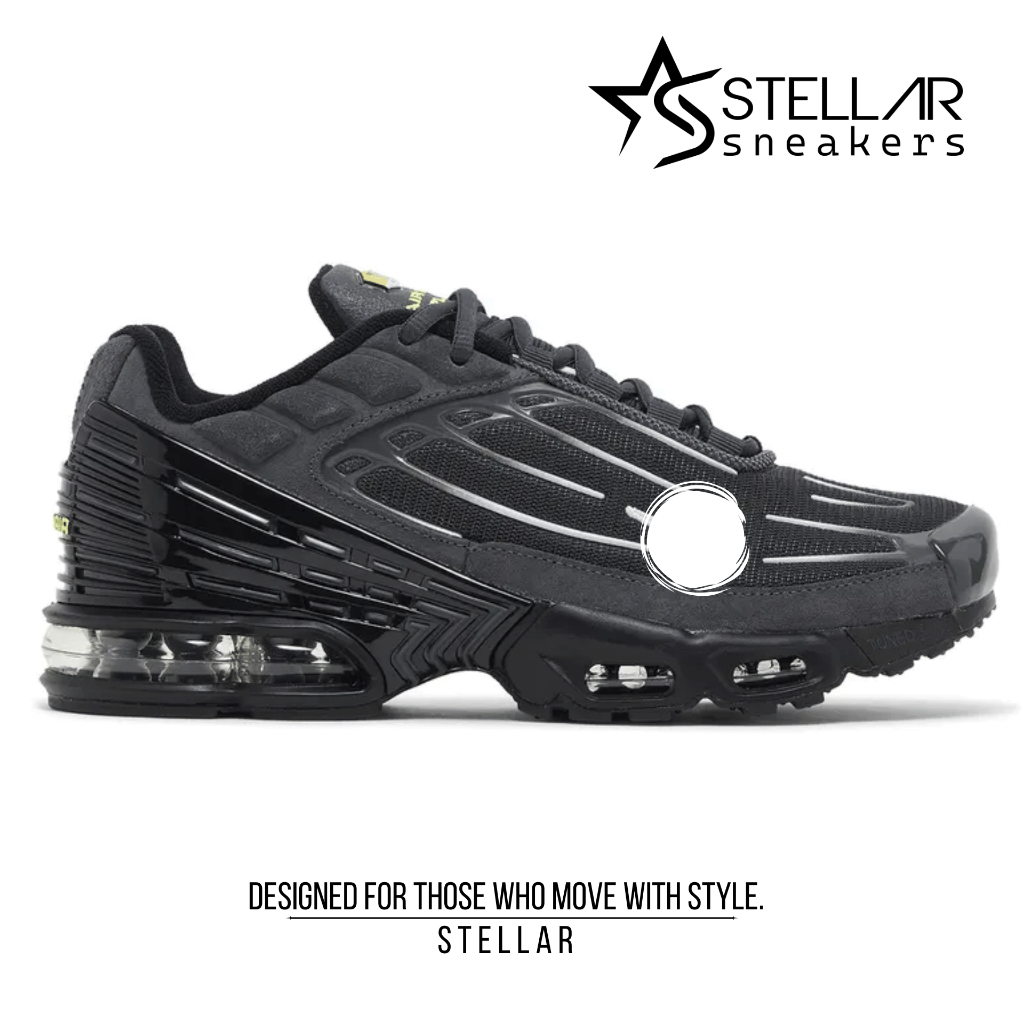 Sepatu Sneakers Tn AM Plus 3 Anthracite Volt" - STELLAR