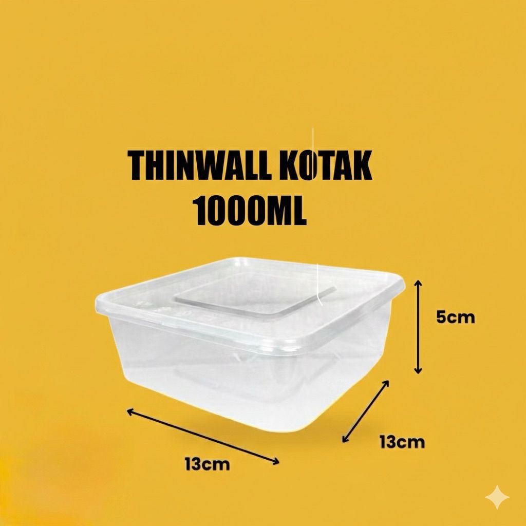 THINWALL SQUARE 1000 ML