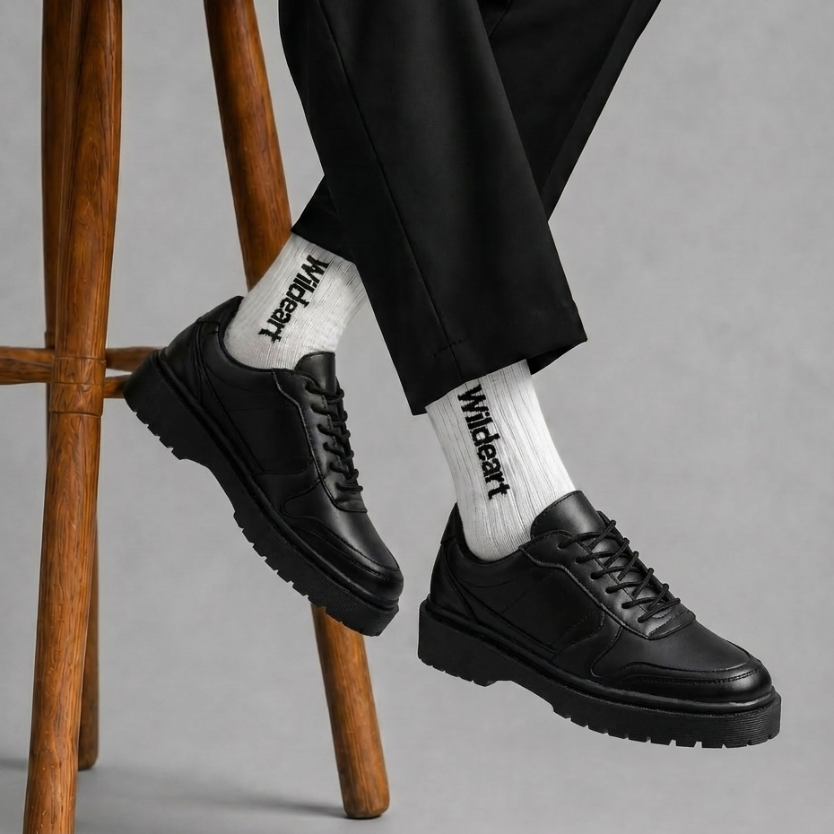 HYG - Sepatu Formal Pria Hak Tinggi Pantofel Oxford Kerja Pria