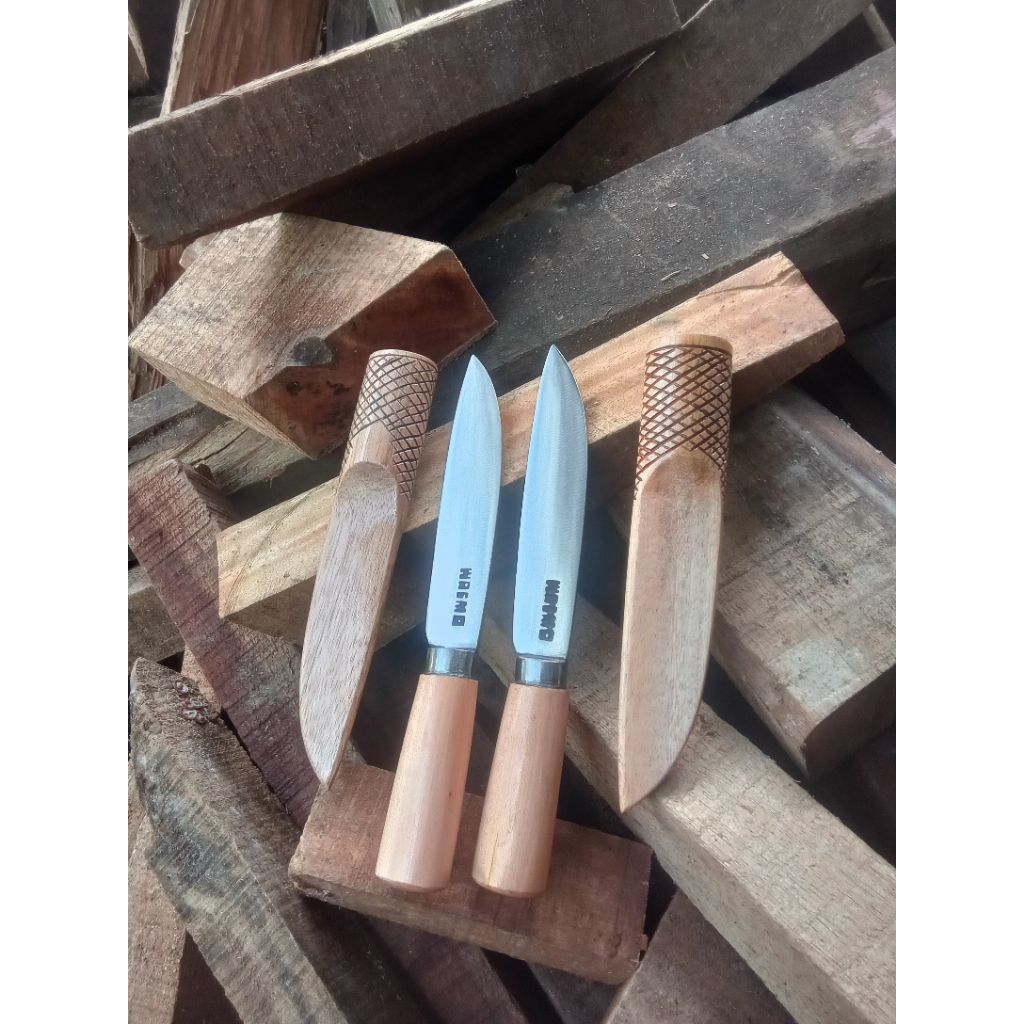 pisau garbu baja bearing panjang bilah 18cm