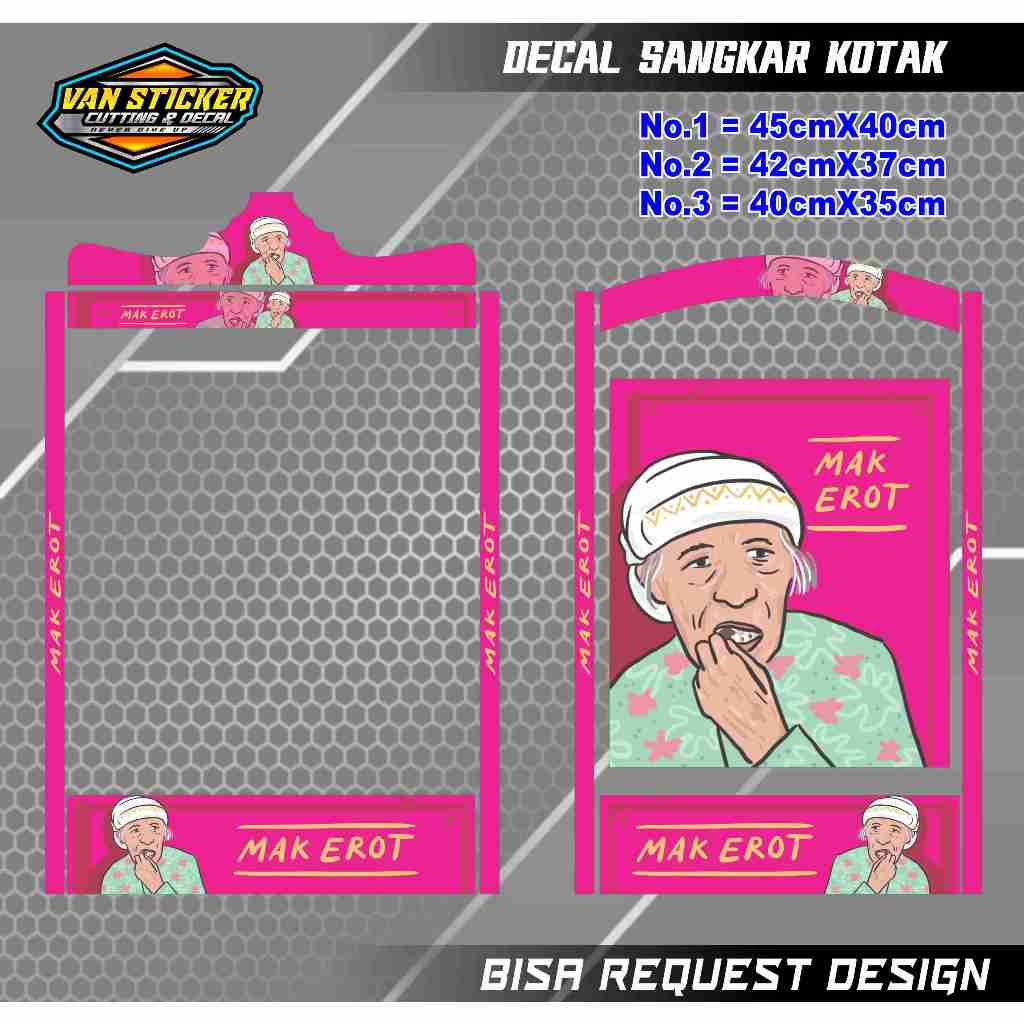 decal sangkar mak erot