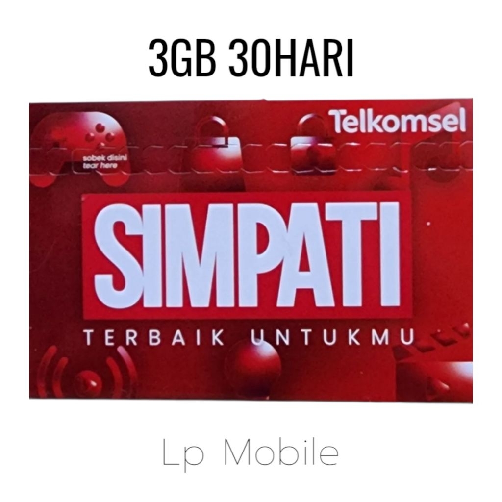 TELKOMSEL PAKET DATA 3GB 30HARI NASIONAL