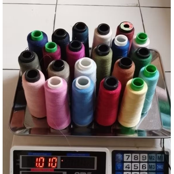 benang jahit kiloan benang murah warna lengkap