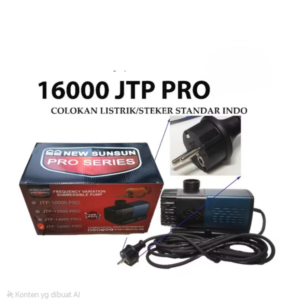 Pompa Sunsun JTP  16000 Pro Low Watt