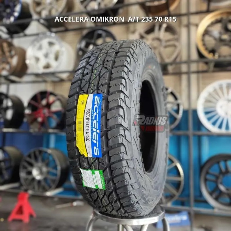 BAN MOBIL 265/65 R18 ACCELERA OMIKRON AT / BAN TAPAK KASAR OFFROAD MOBIL SUV RING 18