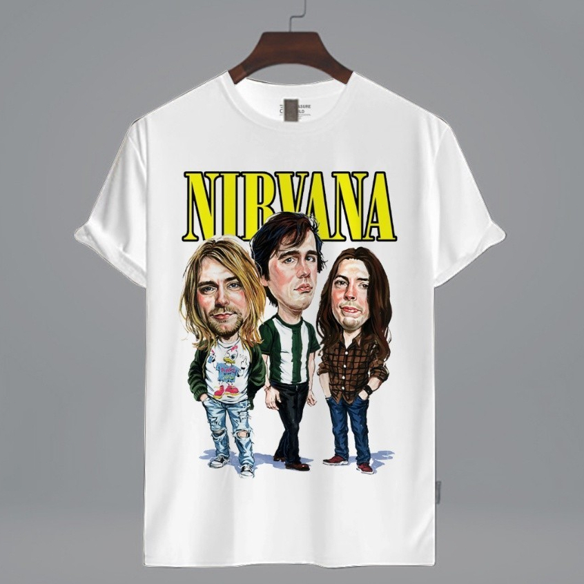 Pleasure World - Tshirt Nirvana Karikatur