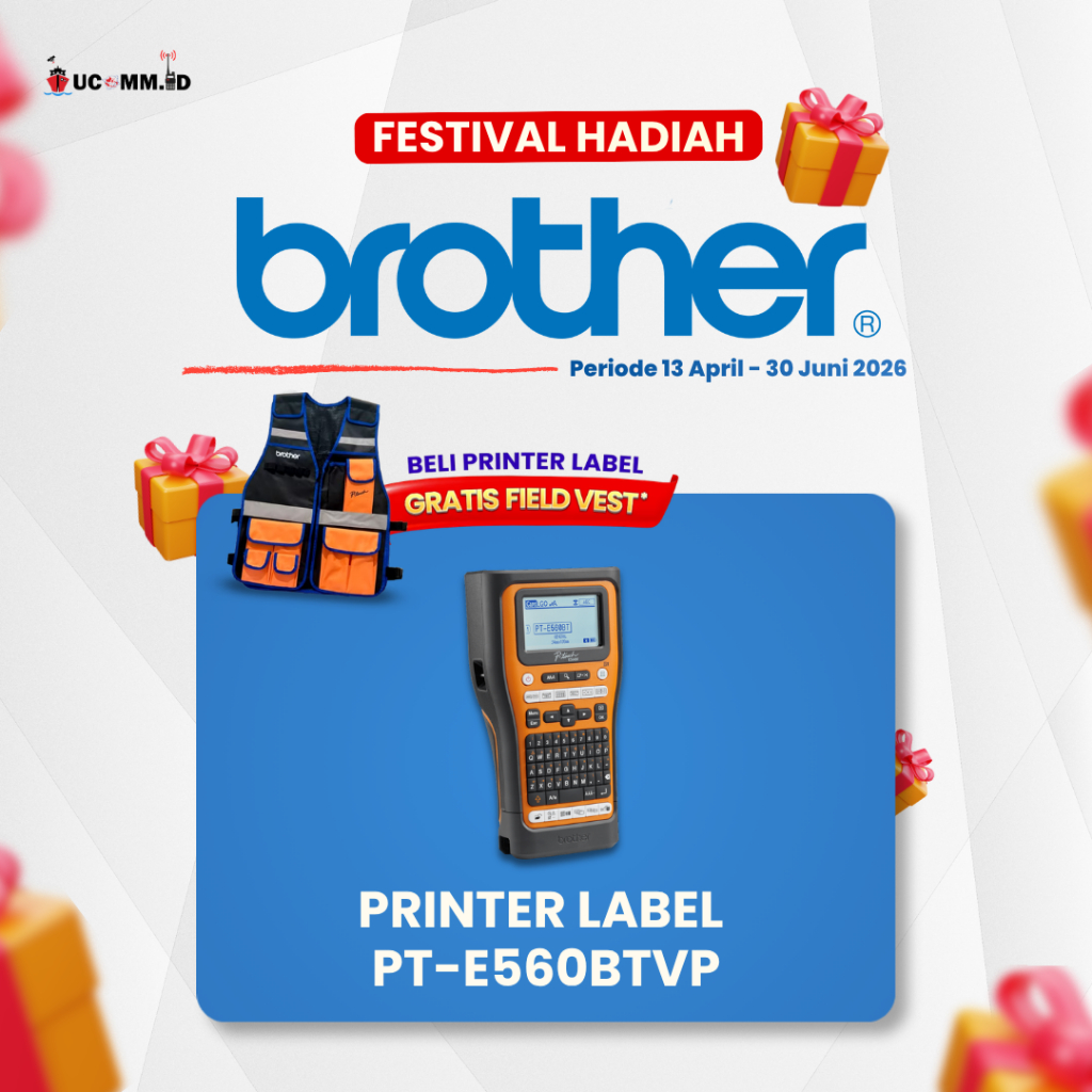 BROTHER Printer PT-E560BT Label Wireless Handheld Up to 24mm Brother Seri Pengganti E550W