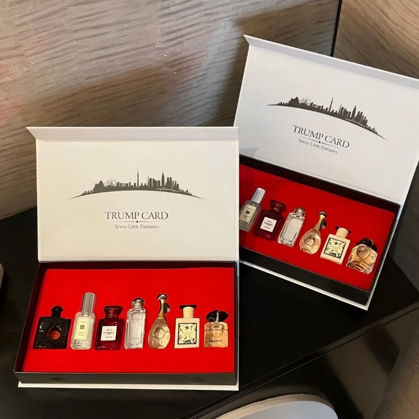 Seven Little Fortunes Sample Parfum Set/ Dior J'adore D'eau/ Gucci Bloom EDT/ Chanel No.5 L'eau/ Bla
