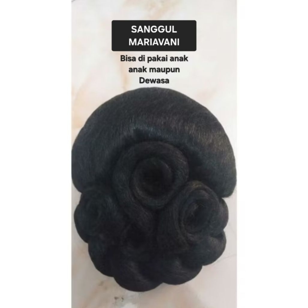 Sanggul MARIAVANI | Sanggul Dewasa Sanggul anak anak
