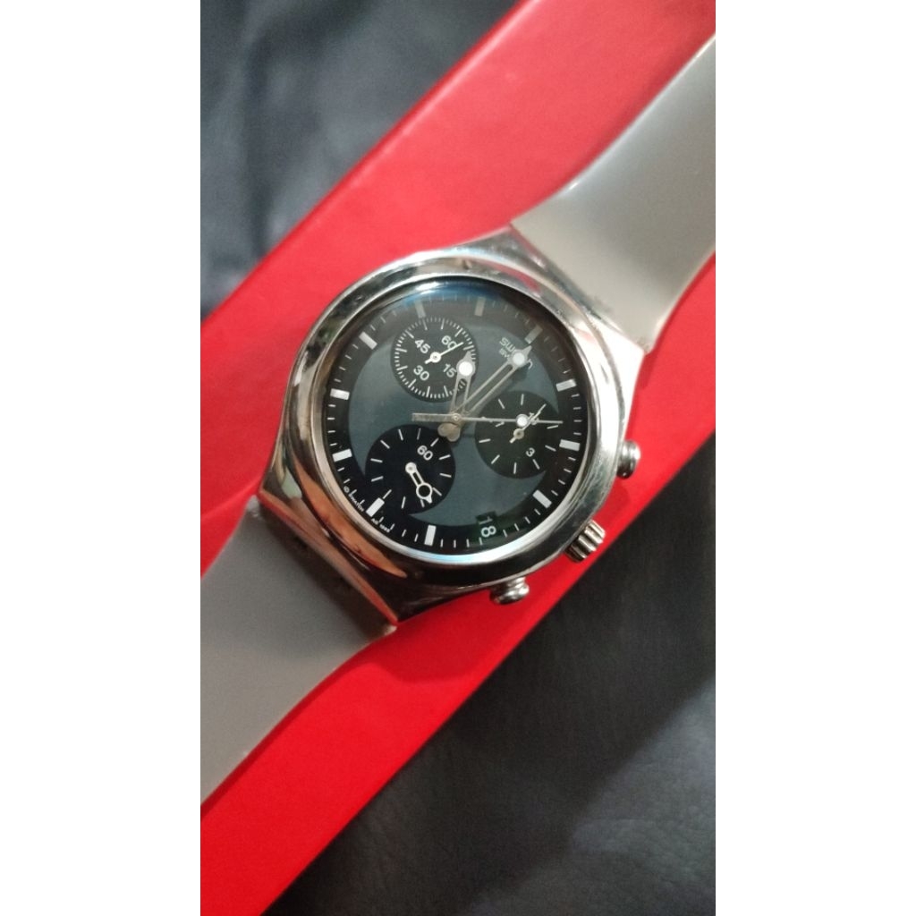 Swatch Irony Windfall Chronograph YCS410GX 100% Original
