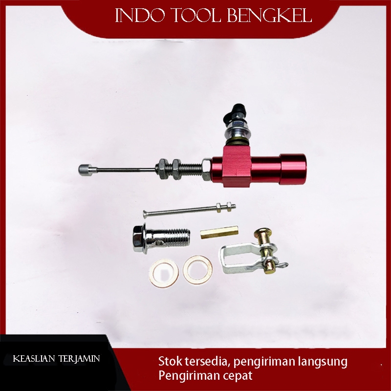 Pompa bawah rem motor, kopling hidrolik 12,7 mm dengan pipa oli 1200 mm, model universal untuk kepal