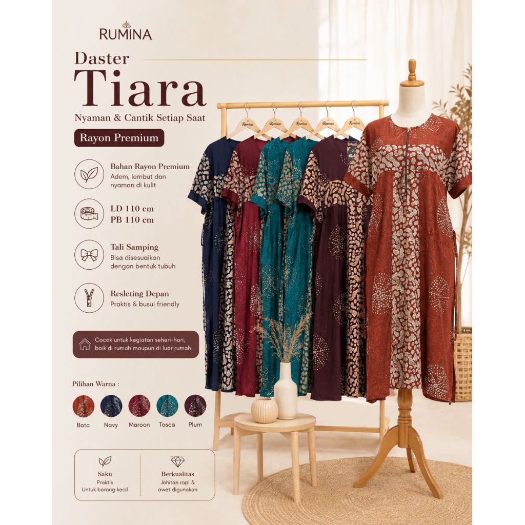 Daster Tiara – RUMINA// Batik Pekalongan