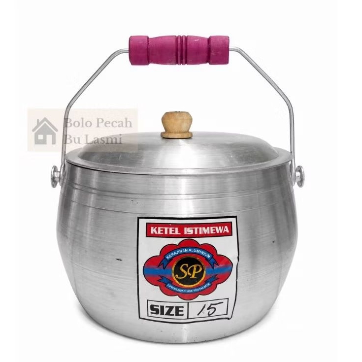 Periuk Nasi Berbagai Ukuran / Kuali Nasi / Periuk Nasi Merek SP / Periuk Alumunium Cor / Kendil Nasi