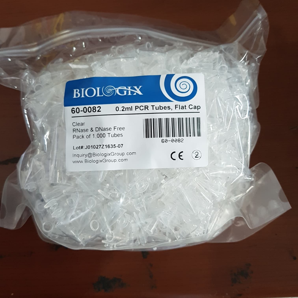 Tube PCR/Eppendorf 0,2 ml Biologix isi 1000 60-0082