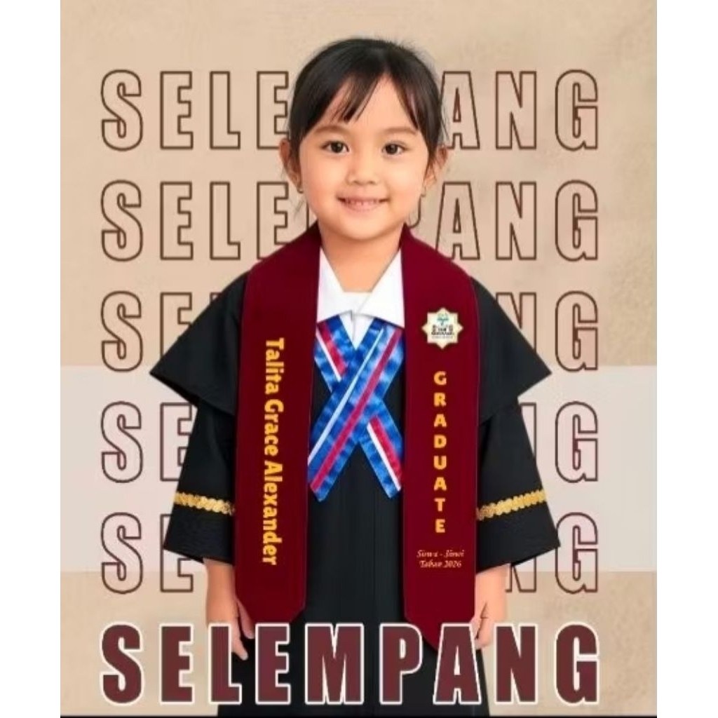 Diarr - Selempang Wisuda Anak TK  / Slempang Wisuda TK