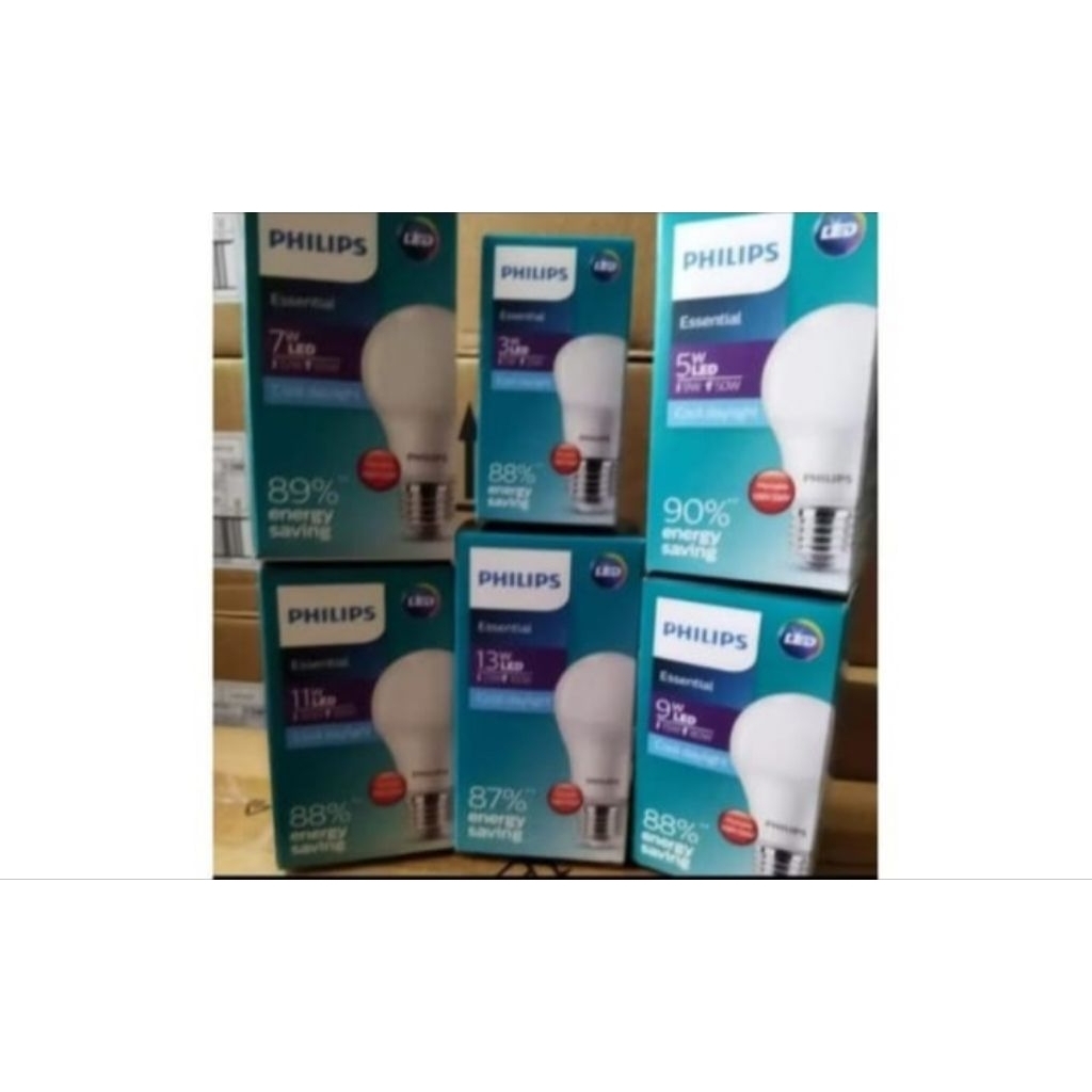 LAMPU ESS LED PHILIPS 3,5,7,9,11,13,15WAT WARNA PUTIH MURAH MERIAH