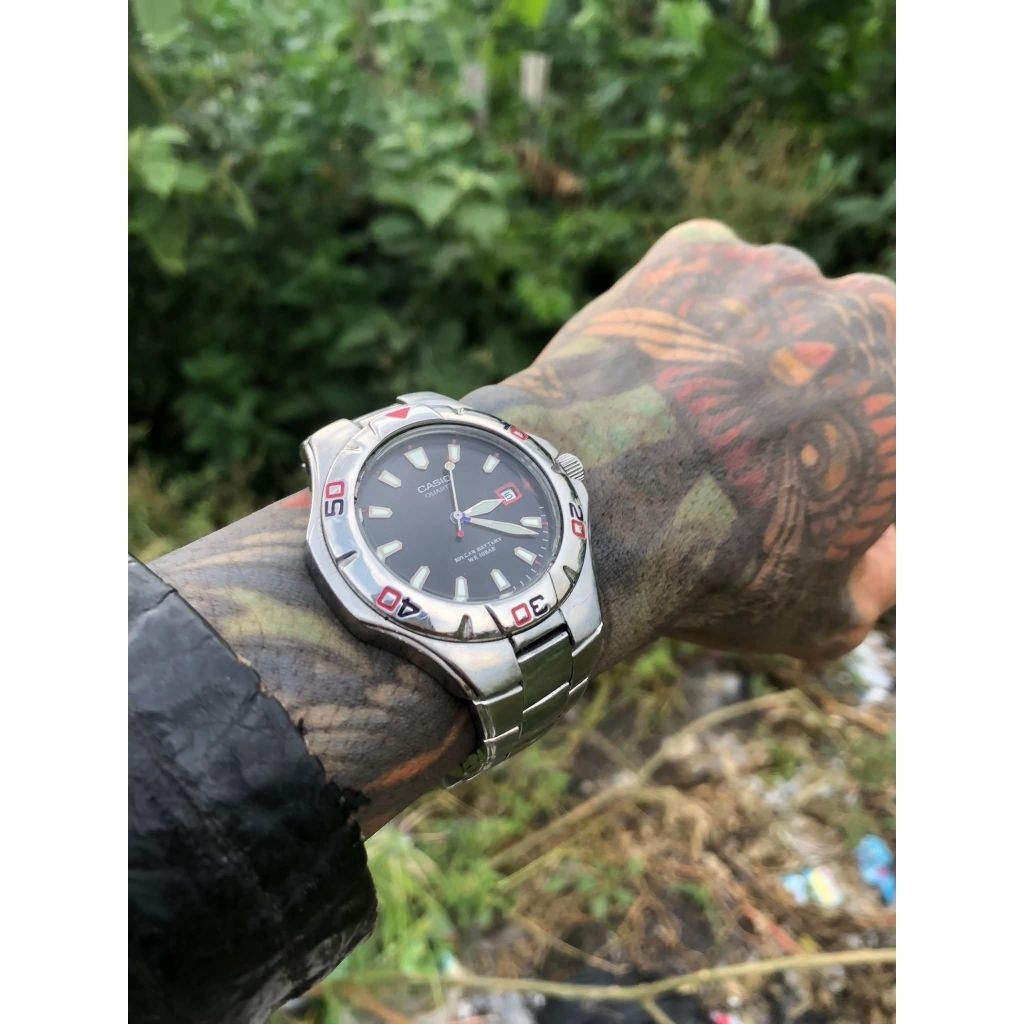CASIO MTD-1044 Dial Black Mod