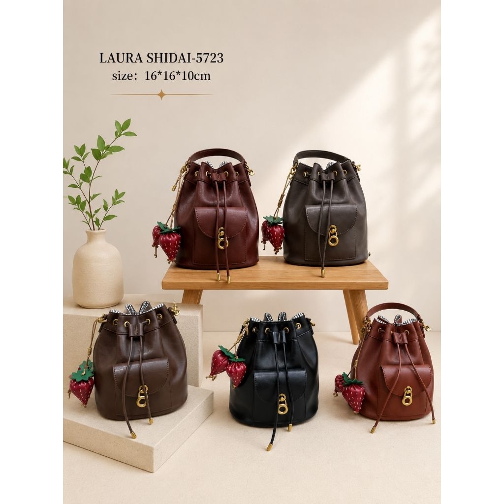 Muse Laura Shidai 5723 Mini Drawstring Bag - Tas Handbag Wanita Style Lorpi