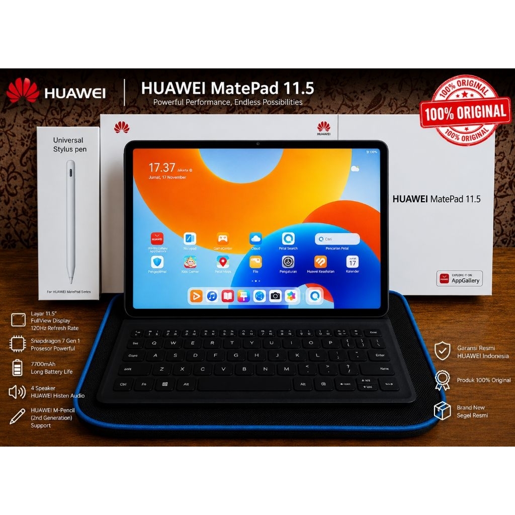 Huawei matepad 11.5 6/128 fullset second original