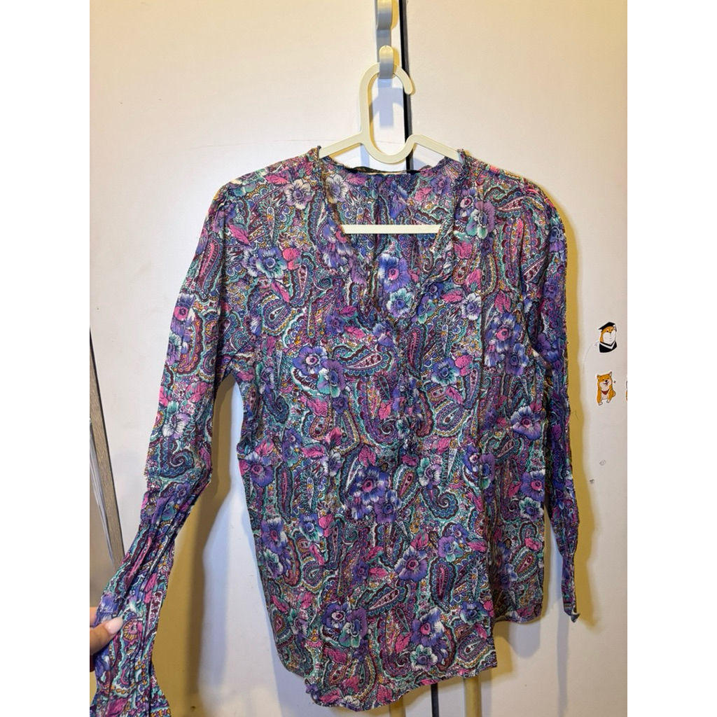 zara bohe vintage top