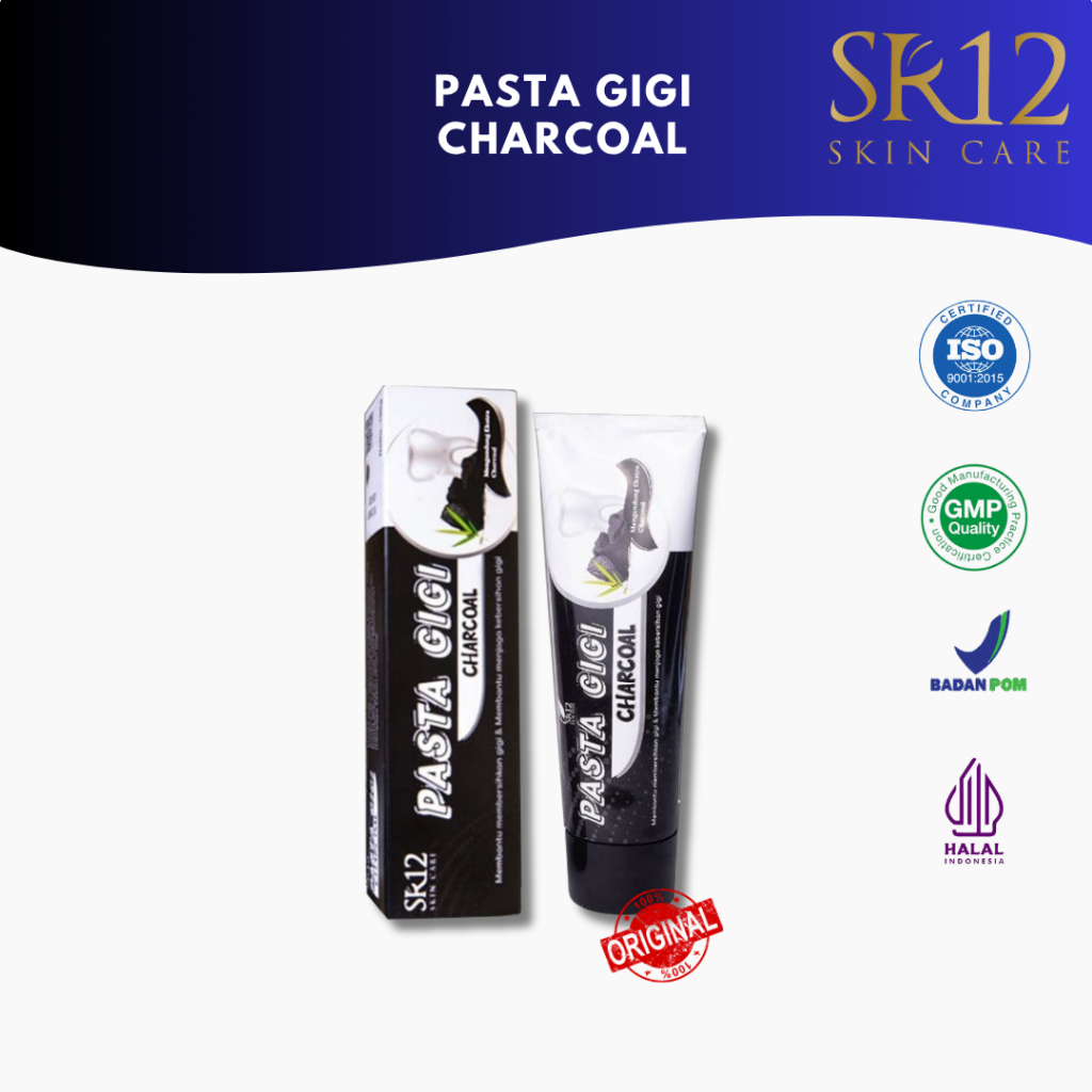 PASTA GIGI HERBAL CHARCOAL SR12 / PASTA GIGI HERBAL CHARCOAL / PASTA GIGI HERBAL / PASTA GIGI UNTUK 