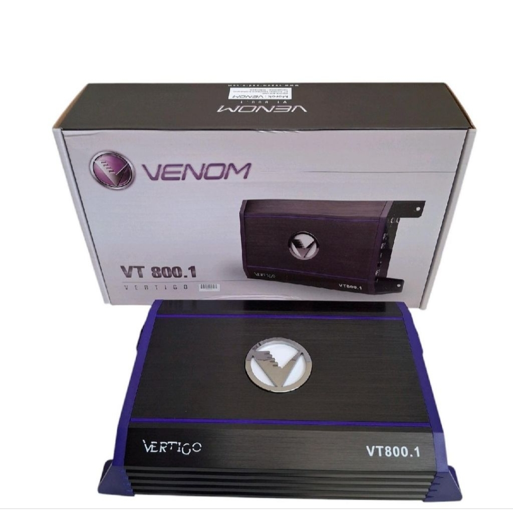 Power mobil monoblok 1 channel venom vertigo vt-800.1 original garansi resmi