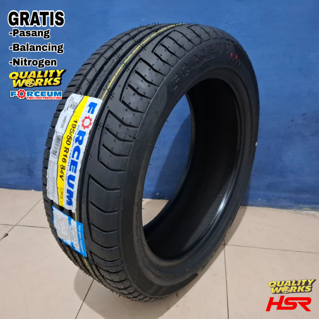 BAN MOBIL FORCEUM OCTA 195 50 R16 TUBLES BAN MOBIL RING 16 UKURAN 195/50 R16