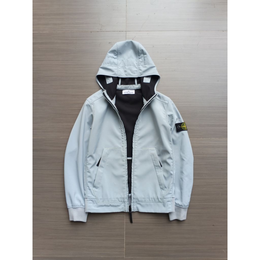 STONE ISLAND SOFTSHELL BLUE JUNIOR