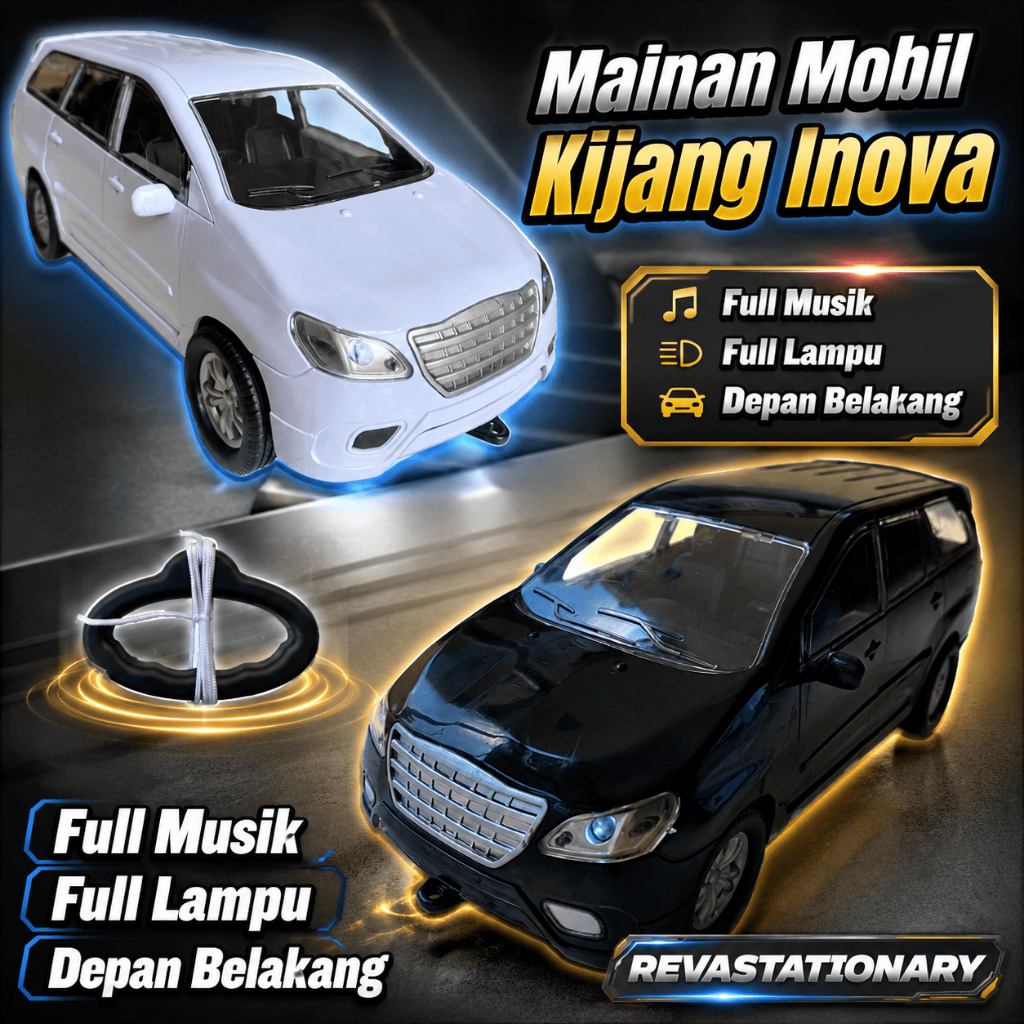 TERBARU(BISA COD)MAINAN MOBIL KIJANG INOVA FULL MUSIK & LAMPU