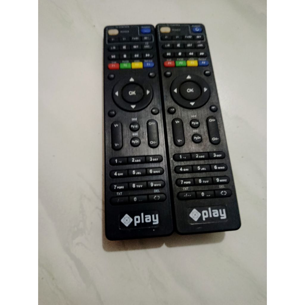 Remote STB receiver Android box digital MNC PLAY media original asli