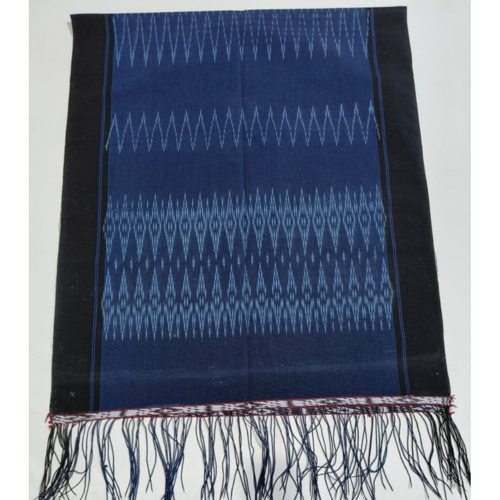 Ulos sibolang pakaian adat batak toba & pakpak, kain tradisional berwarna biru tua