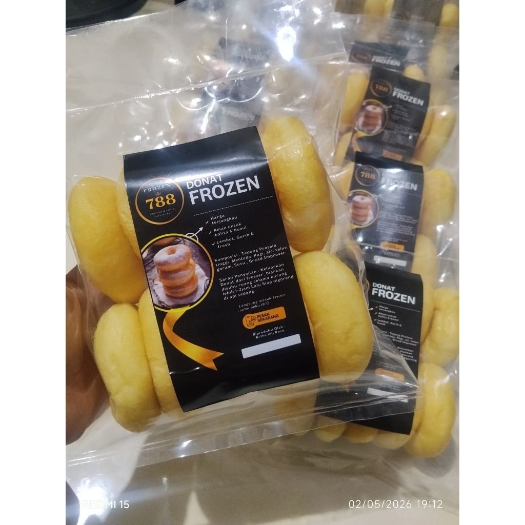Donat susu frozen