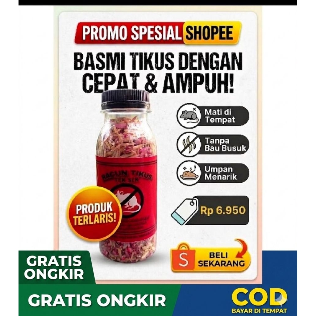 RACUN TIKUS 100% AMPUH / 100ml racun tikus dosis tinggi
