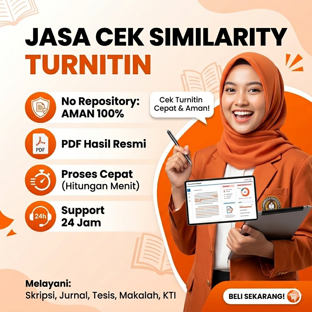 Jasa Cek Plagiasi - Similarity Turnitin Cepat Respon - Skripsi Jurnal Makalah Tesis Artikel Ilmiah